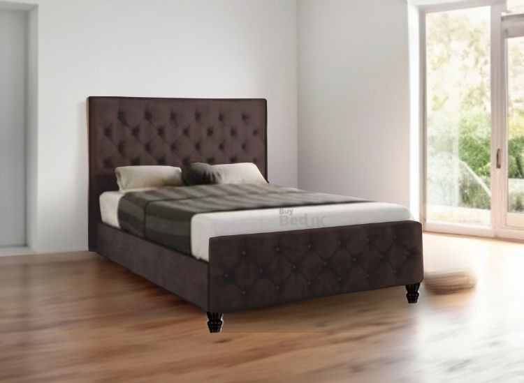 Adora Chesterfield Upholstered Ottoman Storage Bed Frame Steel Plush | £349 - £549
