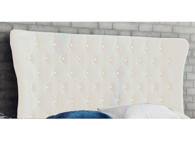 Angy Winged Upholstered Headboard - Buy Bed UK