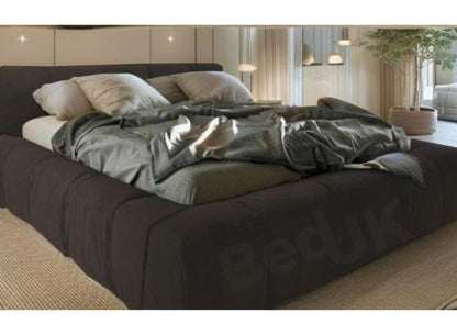 Bruges low headboard ambassador  Bed Frame Steel Plush | £550 - £819