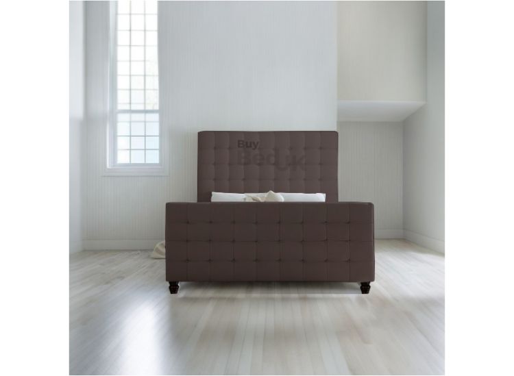 Caesar Cubed Upholstered Ottoman Storage Bed Frame Steel Plush | £339 - £519