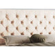 AdoraChesterfield Upholstered Headboard-DovePlush