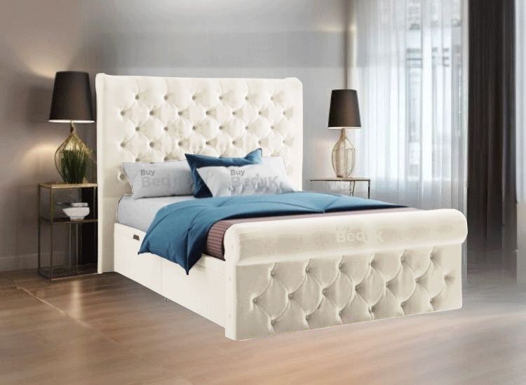 Cordin Divan Ottoman Storage Bed Frame Dove Plush | £519 - £749