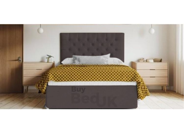 Elysia Storage Divan Bed Upholstered Ottoman Storage Bed Frame Steel Plush | £285- £525