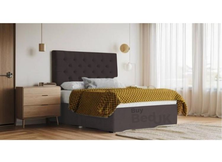 Elysia Storage Divan Bed Upholstered Ottoman Storage Bed Frame Steel Plush | £285- £525