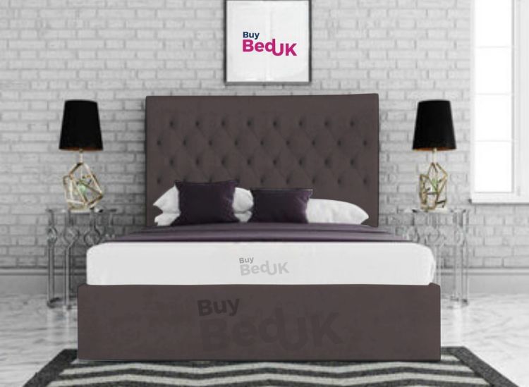 Fabius Storage Divan Bed Upholstered Ottoman Storage Bed Frame Steel Plush | £409- £708