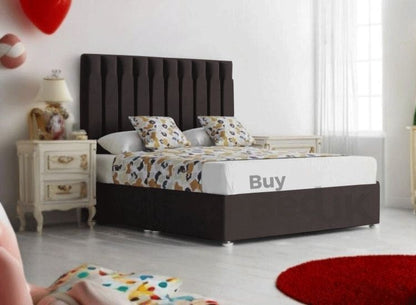 Sage Storage Divan Upholstered Ottoman Storage Bed Frame Steel Plush | £265- £525